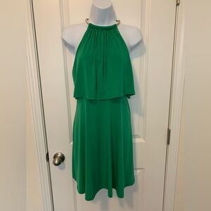 Jessica Simpson Vibrant Green Midi Dress